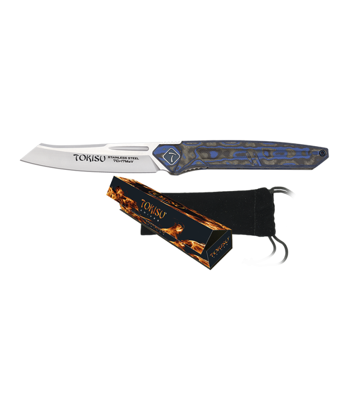 Σουγιάς TOKISU penknife. Micarta "Blue Mix", 25287