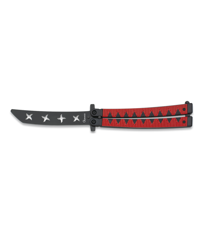 ΣΟΥΓΙΑΣ ALBAINOX 02287, TRAINING balisong. Red Ninja.