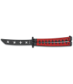 ΣΟΥΓΙΑΣ ALBAINOX 02287, TRAINING balisong. Red Ninja.