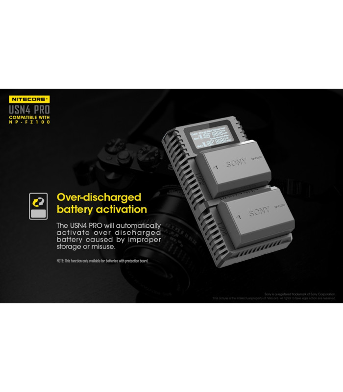 ΦΟΡΤΙΣΤΗΣ NITECORE USN4 Pro για SONY