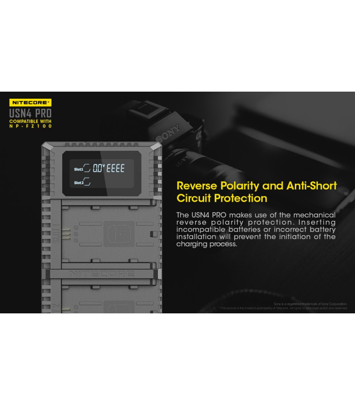 ΦΟΡΤΙΣΤΗΣ NITECORE USN4 Pro για SONY