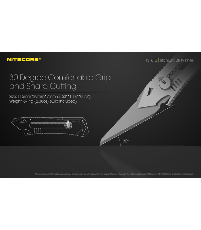 Titanium Utility Knife - NTK10