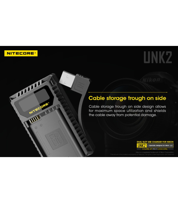 ΦΟΡΤΙΣΤΗΣ NITECORE UNK2 για NIKON