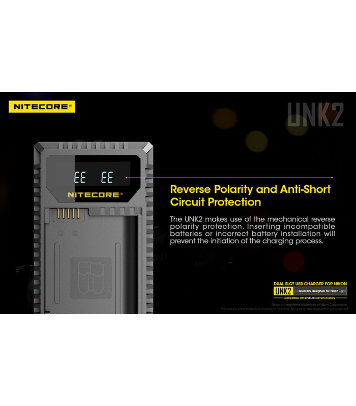 ΦΟΡΤΙΣΤΗΣ NITECORE UNK2 για NIKON