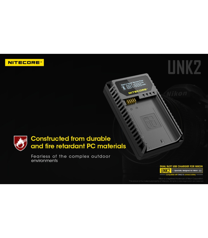 ΦΟΡΤΙΣΤΗΣ NITECORE UNK2 για NIKON