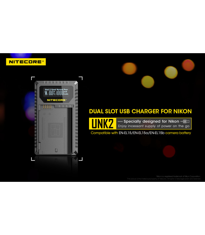 ΦΟΡΤΙΣΤΗΣ NITECORE UNK2 για NIKON