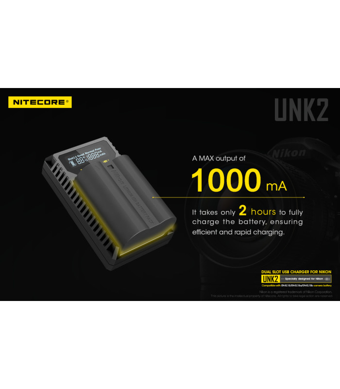 ΦΟΡΤΙΣΤΗΣ NITECORE UNK2 για NIKON