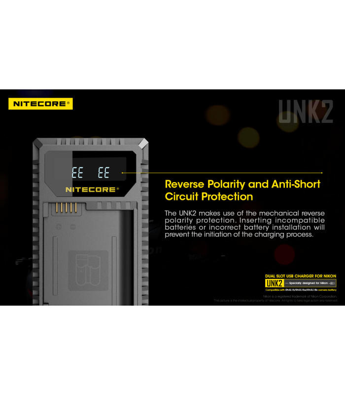 ΦΟΡΤΙΣΤΗΣ NITECORE UNK2 για NIKON