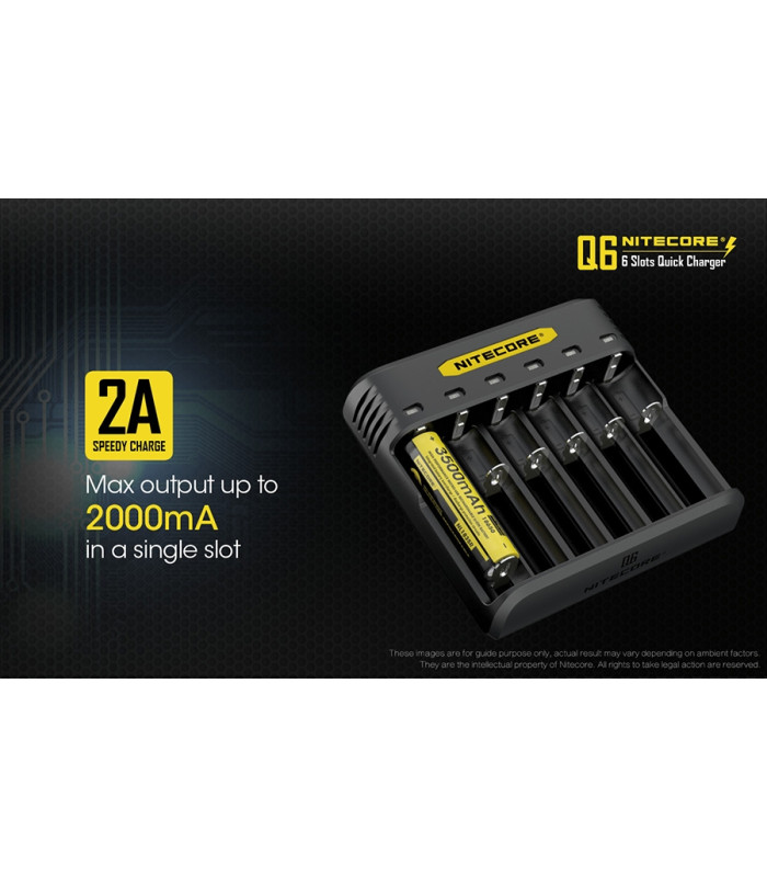 ΦΟΡΤΙΣΤΗΣ NITECORE Q6, Quick charger, 2A,24w