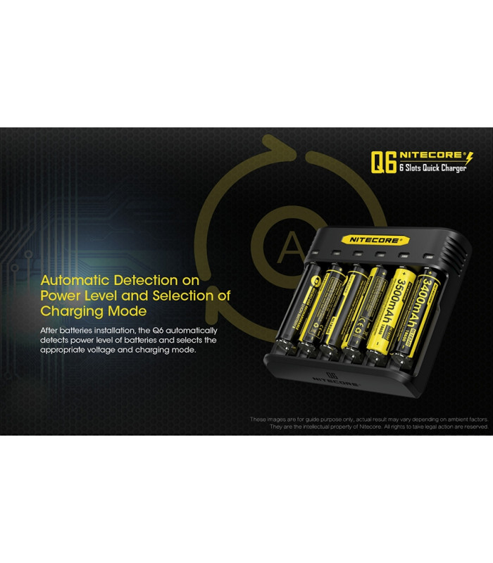 ΦΟΡΤΙΣΤΗΣ NITECORE Q6, Quick charger, 2A,24w