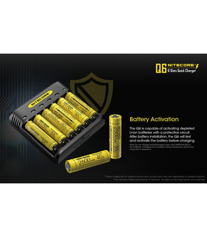 ΦΟΡΤΙΣΤΗΣ NITECORE Q6, Quick charger, 2A,24w