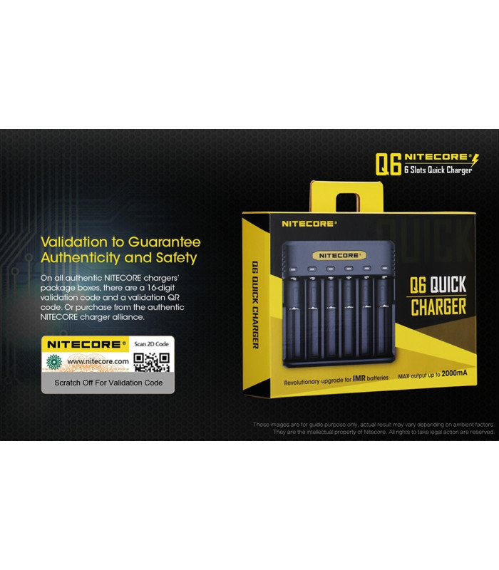 ΦΟΡΤΙΣΤΗΣ NITECORE Q6, Quick charger, 2A,24w