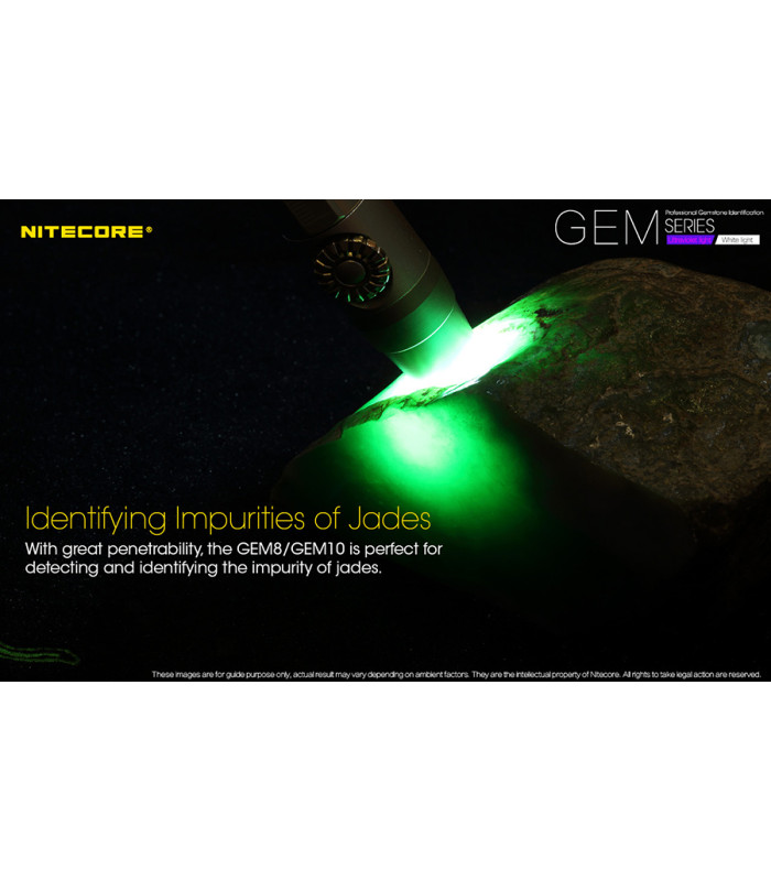 ΦΑΚΟΣ LED NITECORE GEMSTONE GEM10UV