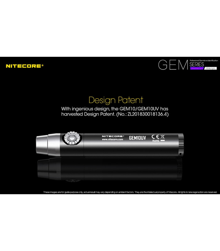 ΦΑΚΟΣ LED NITECORE GEMSTONE GEM10UV