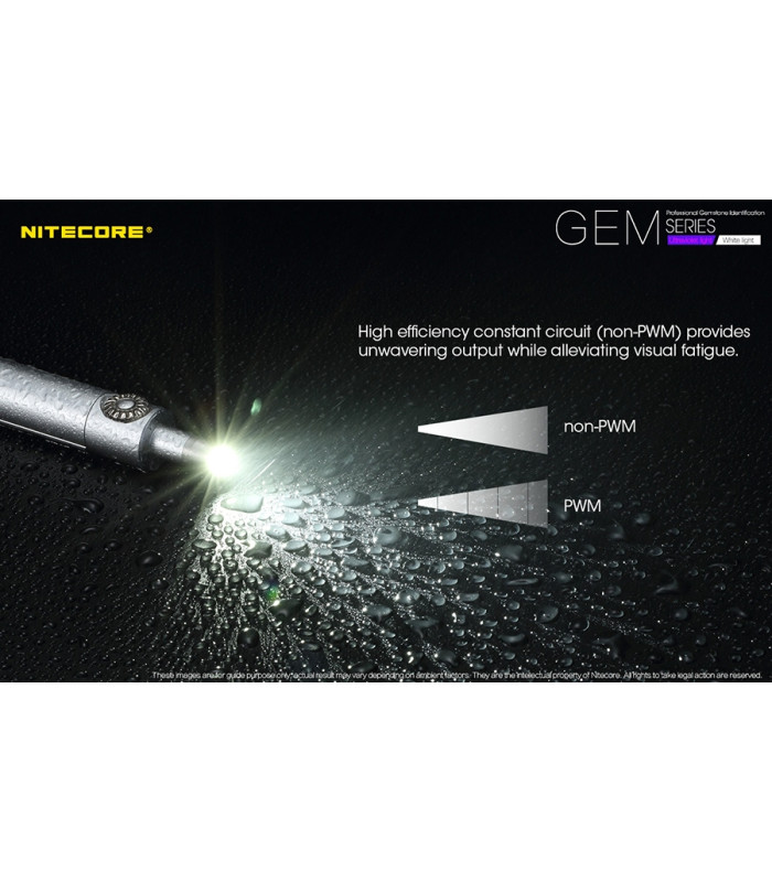 ΦΑΚΟΣ LED NITECORE GEMSTONE GEM10UV