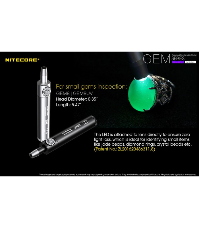 ΦΑΚΟΣ LED NITECORE GEMSTONE GEM8