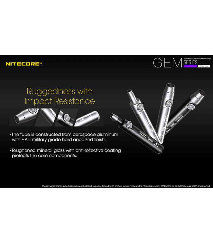 ΦΑΚΟΣ LED NITECORE GEMSTONE GEM8