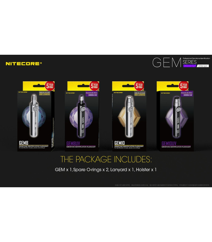 ΦΑΚΟΣ LED NITECORE GEMSTONE GEM8