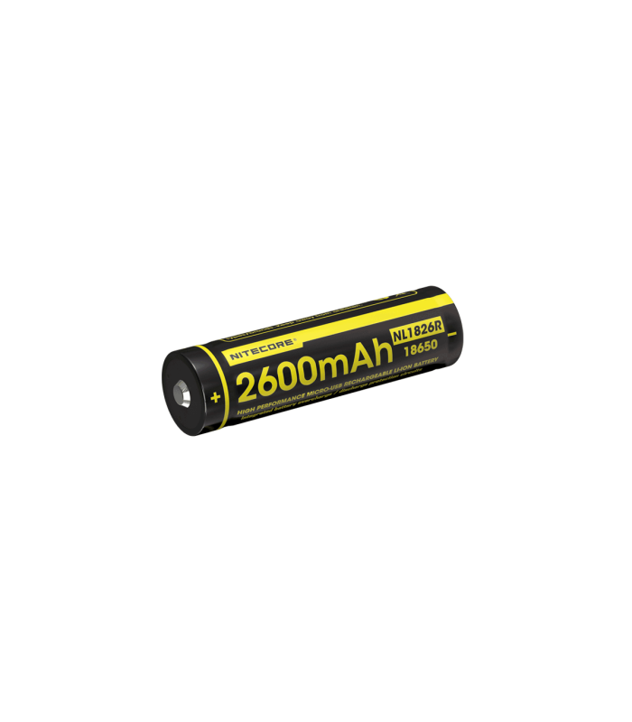 ΜΠΑΤΑΡΙΑ NITECORE 18650 / 2600mAh/Micro USB