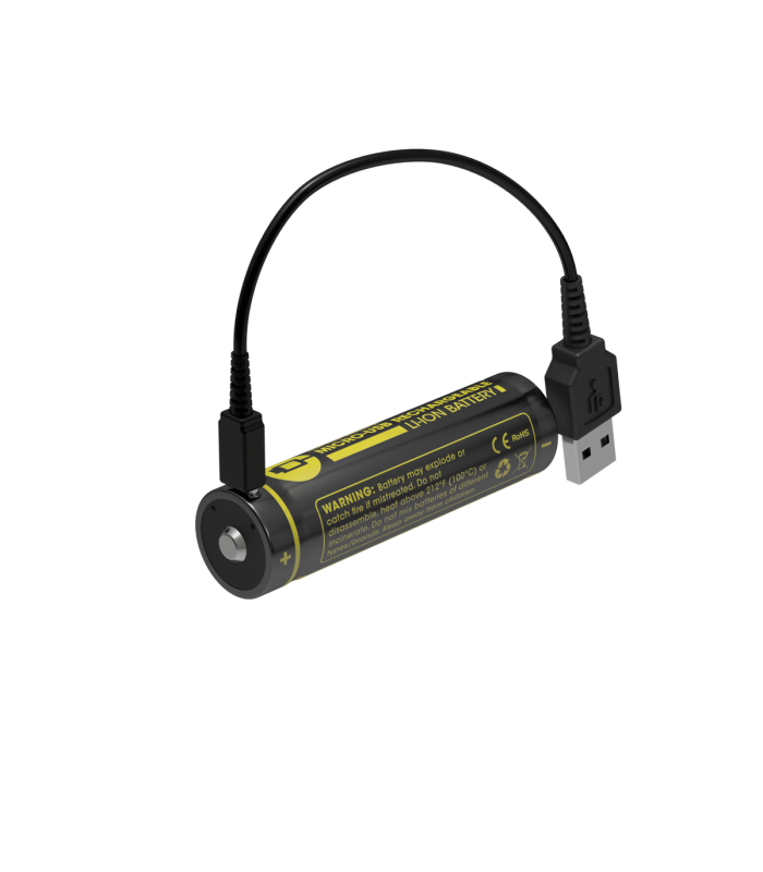 ΜΠΑΤΑΡΙΑ NITECORE 18650 / 2600mAh/Micro USB