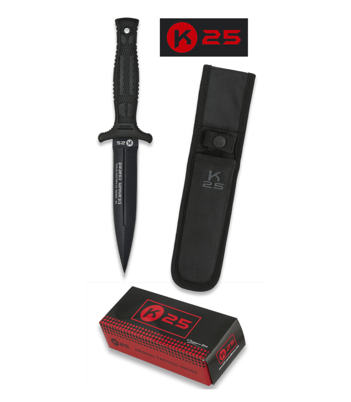 ΜΑΧΑΙΡΙ K25, TACTICO,BOTERO, Titanium Coated, 31699