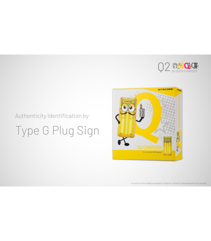 ΦΟΡΤΙΣΤΗΣ NITECORE Q2, Quick charger, 2A, Pink