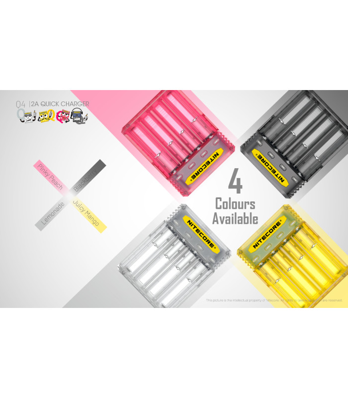 ΦΟΡΤΙΣΤΗΣ NITECORE Q4, Quick charger, 2A,Mango