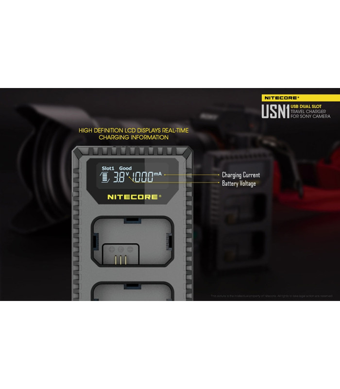 ΦΟΡΤΙΣΤΗΣ NITECORE USN1 για SONY