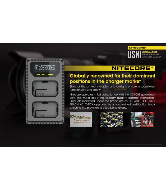 ΦΟΡΤΙΣΤΗΣ NITECORE USN1 για SONY