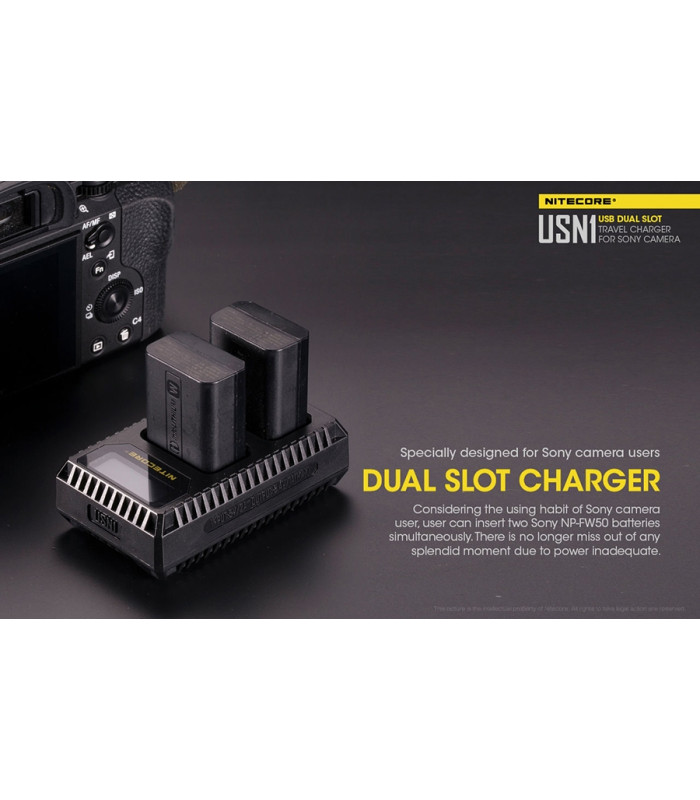 ΦΟΡΤΙΣΤΗΣ NITECORE USN1 για SONY