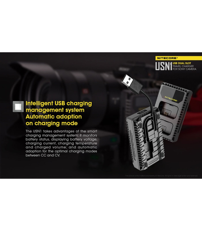 ΦΟΡΤΙΣΤΗΣ NITECORE USN1 για SONY