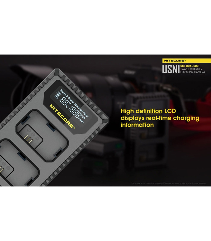 ΦΟΡΤΙΣΤΗΣ NITECORE USN1 για SONY