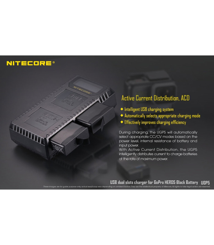 ΦΟΡΤΙΣΤΗΣ NITECORE UGP5 για GoPro