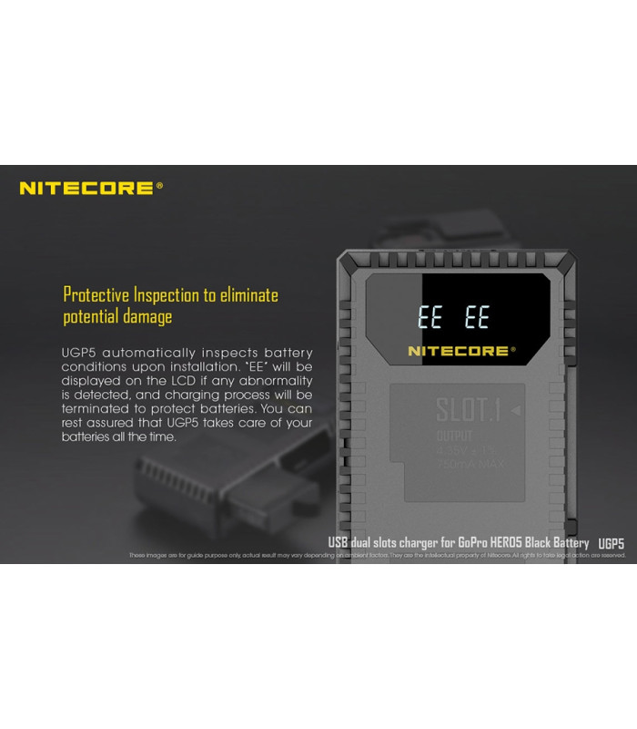 ΦΟΡΤΙΣΤΗΣ NITECORE UGP5 για GoPro