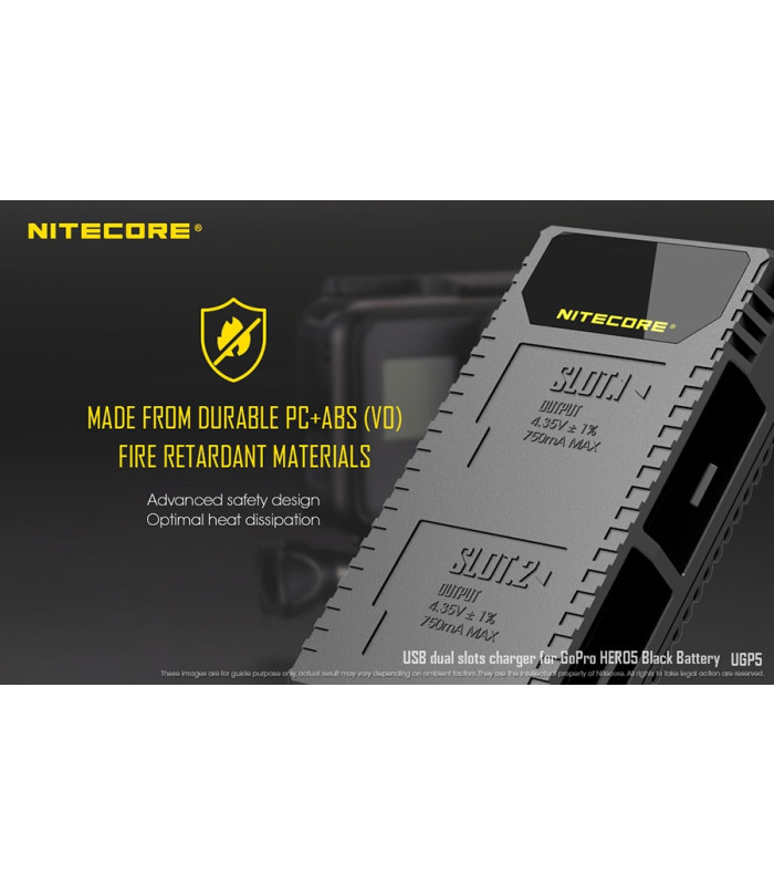 ΦΟΡΤΙΣΤΗΣ NITECORE UGP5 για GoPro