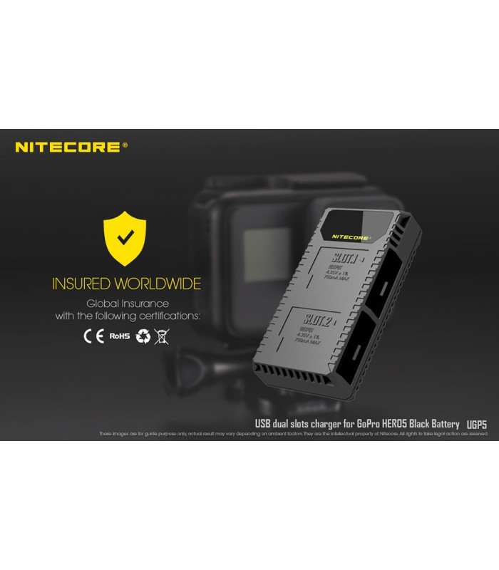 ΦΟΡΤΙΣΤΗΣ NITECORE UGP5 για GoPro