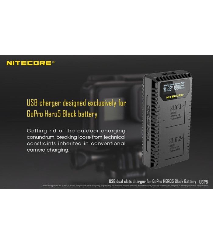 ΦΟΡΤΙΣΤΗΣ NITECORE UGP5 για GoPro