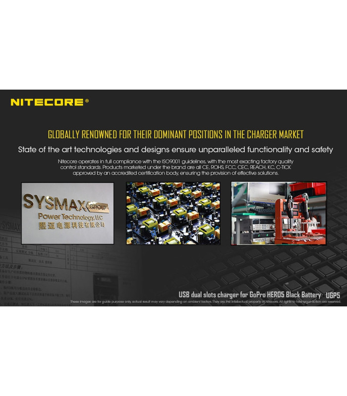 ΦΟΡΤΙΣΤΗΣ NITECORE UGP5 για GoPro