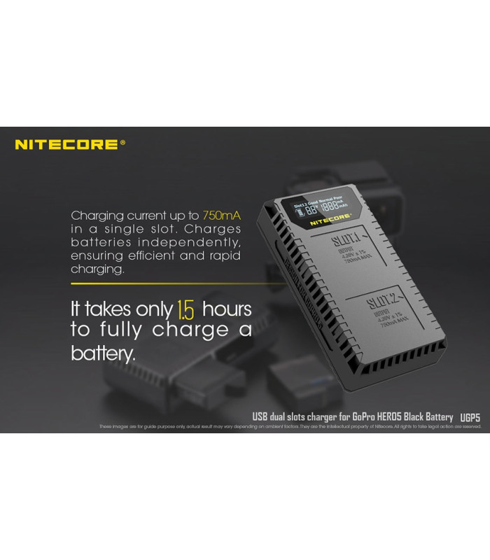 ΦΟΡΤΙΣΤΗΣ NITECORE UGP5 για GoPro