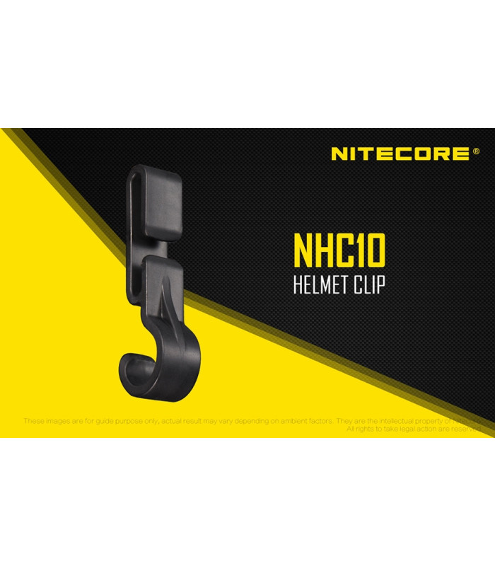 Helmet Clip (Pack of 4), NITECORE