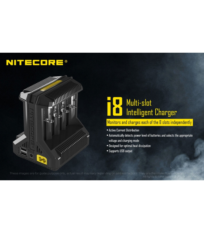 ΦΟΡΤΙΣΤΗΣ NITECORE i8, Οχτώ Θέσεων