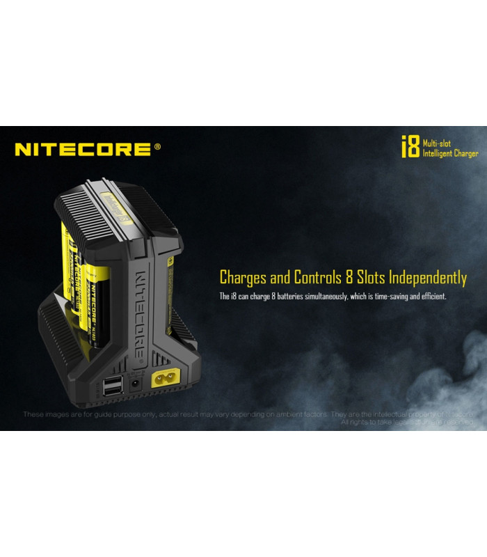ΦΟΡΤΙΣΤΗΣ NITECORE i8, Οχτώ Θέσεων