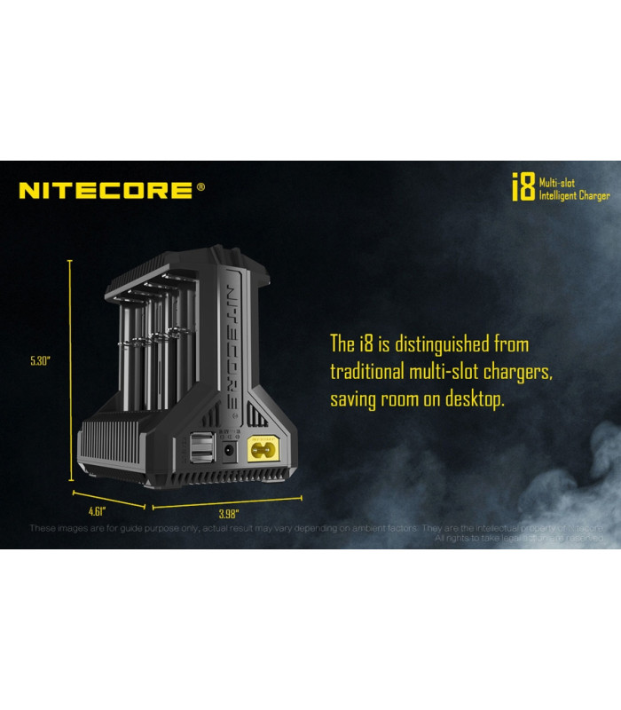 ΦΟΡΤΙΣΤΗΣ NITECORE i8, Οχτώ Θέσεων