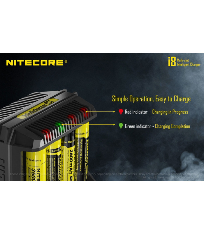 ΦΟΡΤΙΣΤΗΣ NITECORE i8, Οχτώ Θέσεων