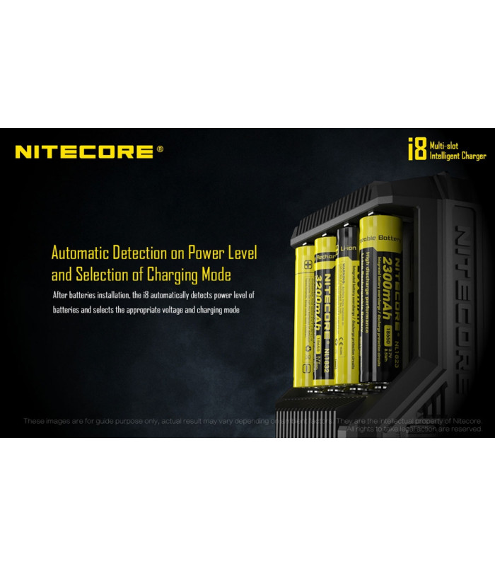 ΦΟΡΤΙΣΤΗΣ NITECORE i8, Οχτώ Θέσεων