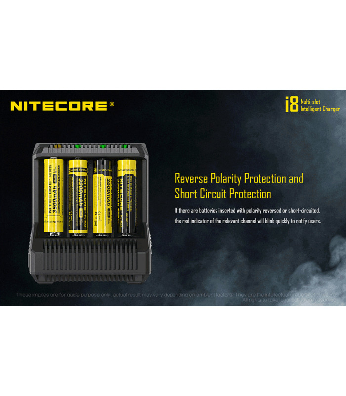 ΦΟΡΤΙΣΤΗΣ NITECORE i8, Οχτώ Θέσεων