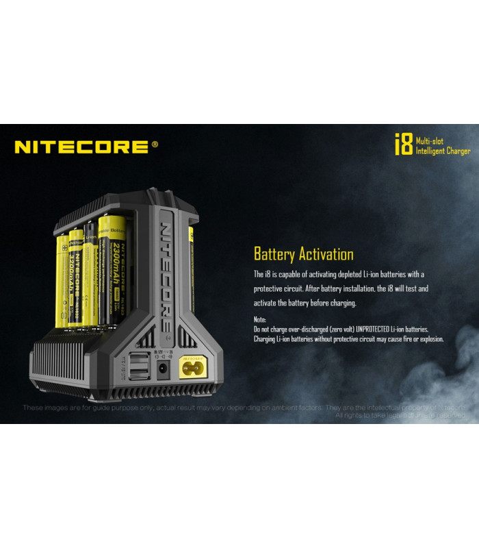 ΦΟΡΤΙΣΤΗΣ NITECORE i8, Οχτώ Θέσεων