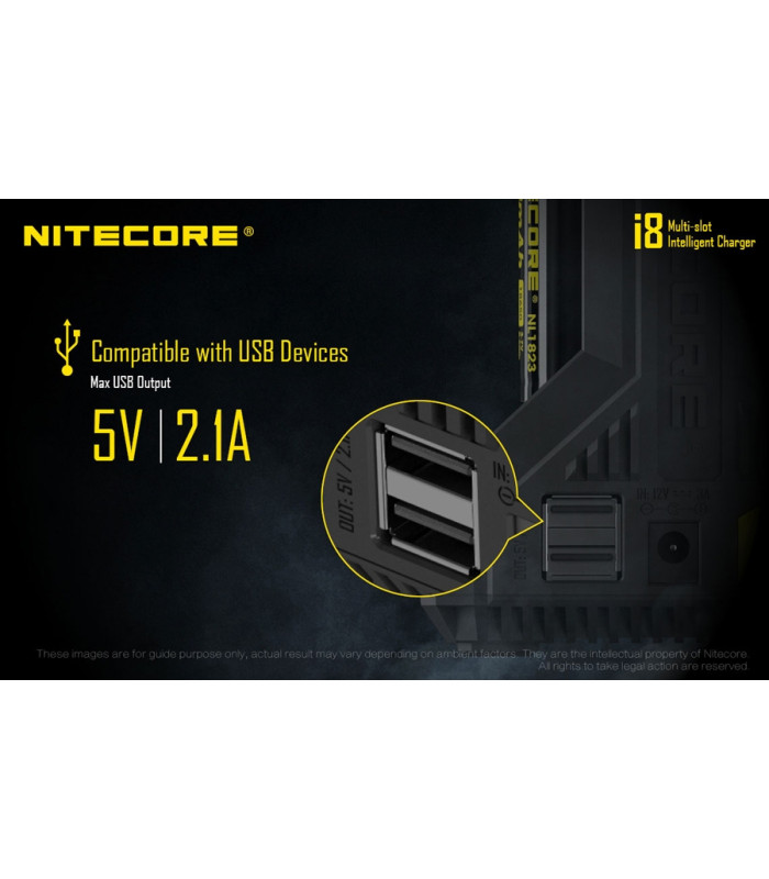 ΦΟΡΤΙΣΤΗΣ NITECORE i8, Οχτώ Θέσεων