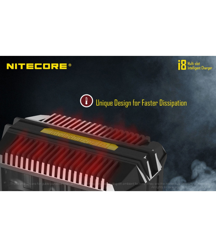 ΦΟΡΤΙΣΤΗΣ NITECORE i8, Οχτώ Θέσεων