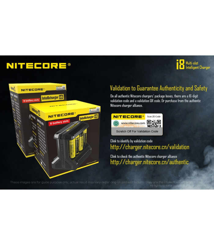 ΦΟΡΤΙΣΤΗΣ NITECORE i8, Οχτώ Θέσεων